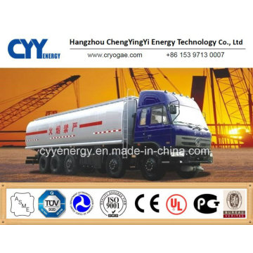 Chemical Lox Lin Lar Lco2 LNG Tanque de Combustível Semi-reboque com ASME